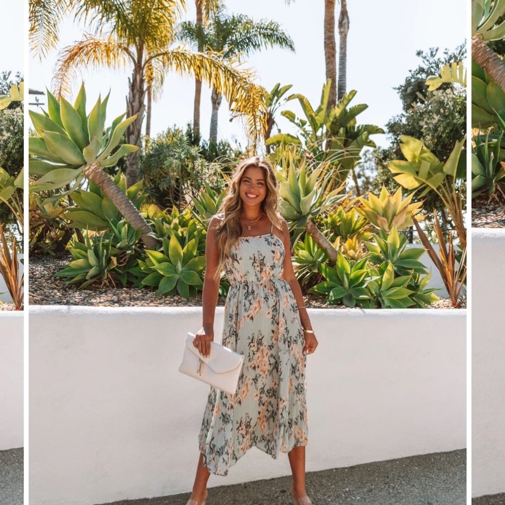 Vici midi floral dress